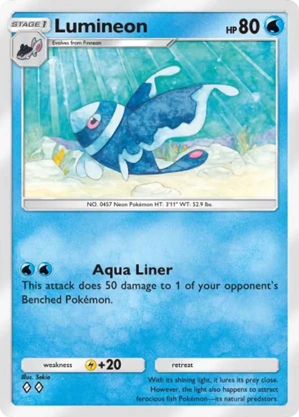 Lumineon card front
