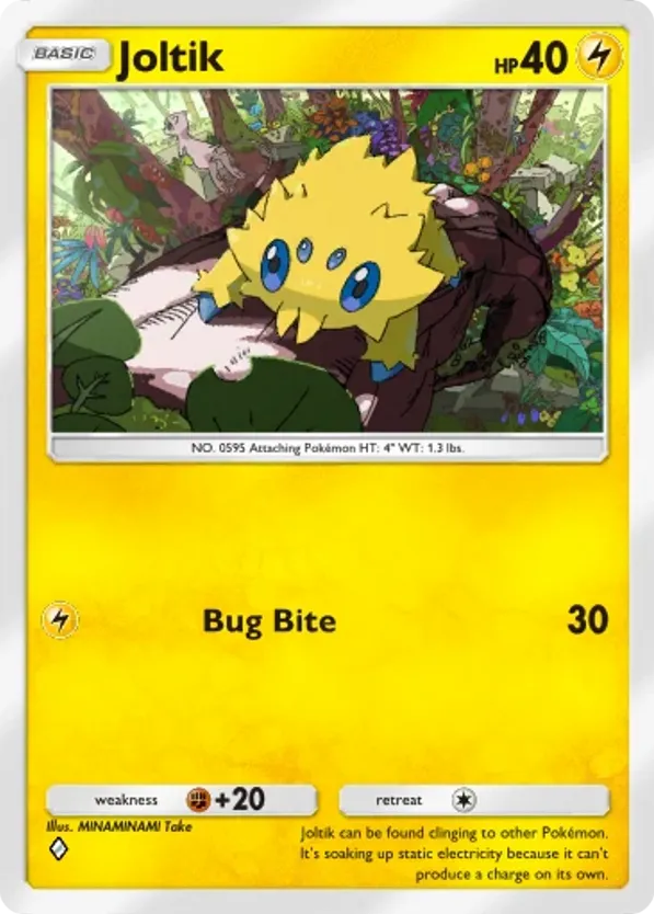 Joltik card front