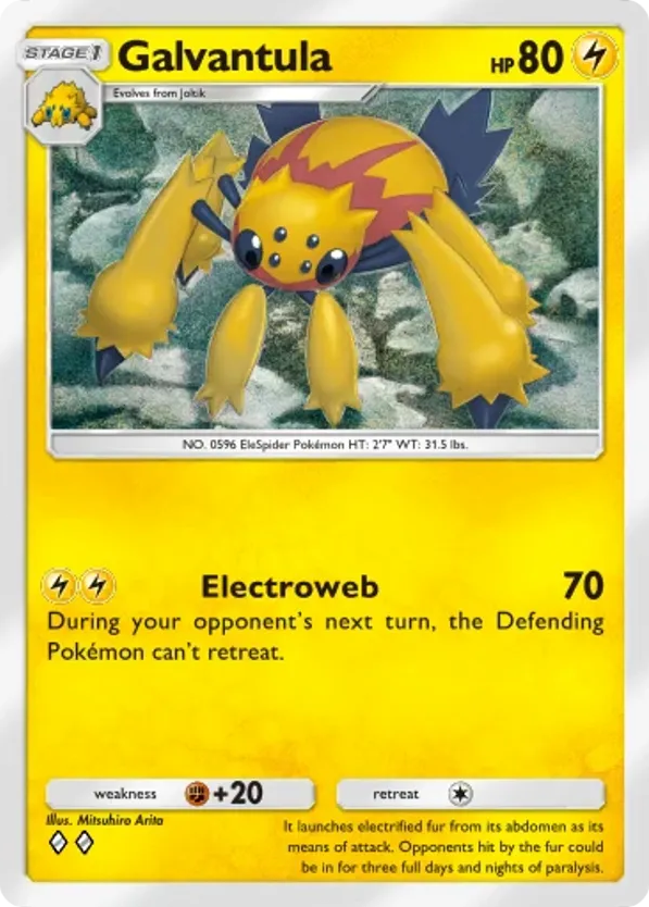 Galvantula card front