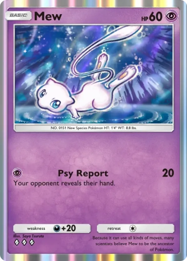 Mew card front