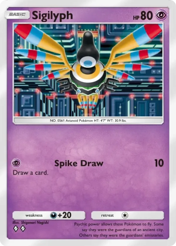 Sigilyph card front