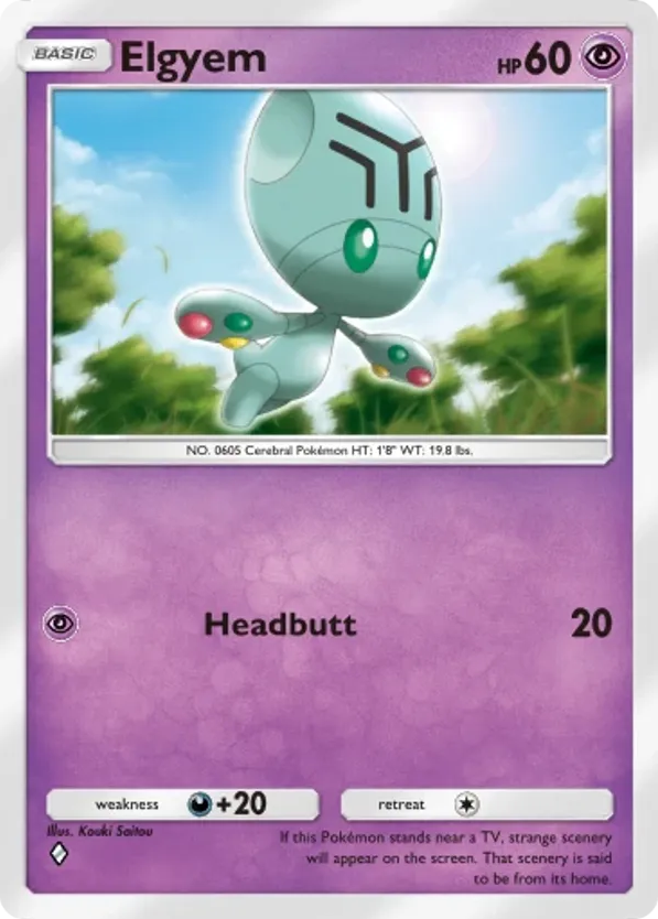 Elgyem card front