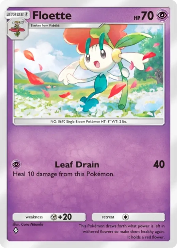 Floette card front