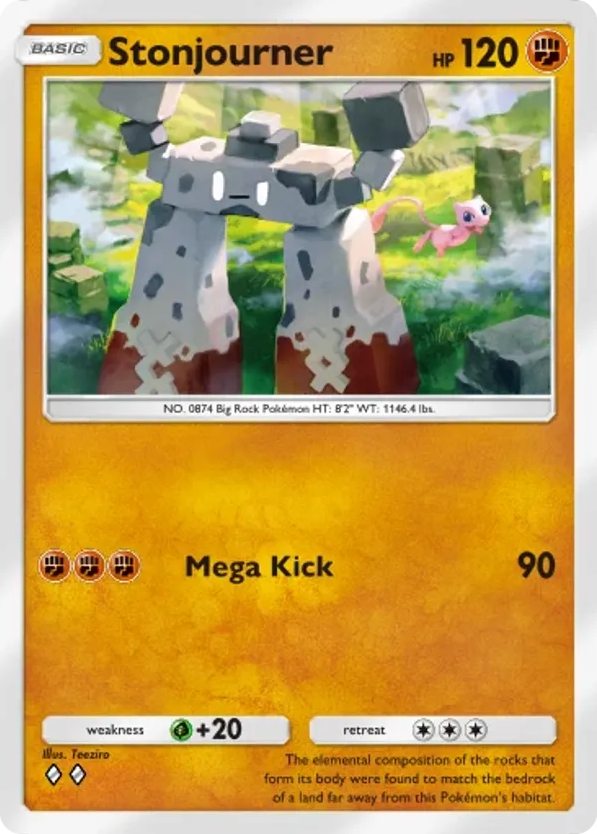 Stonjourner card front