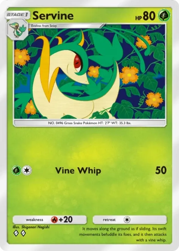 Servine card front
