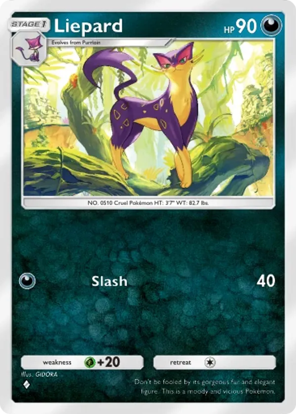 Liepard card front