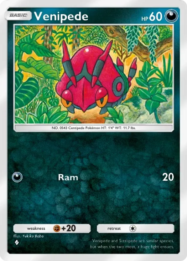 Venipede card front