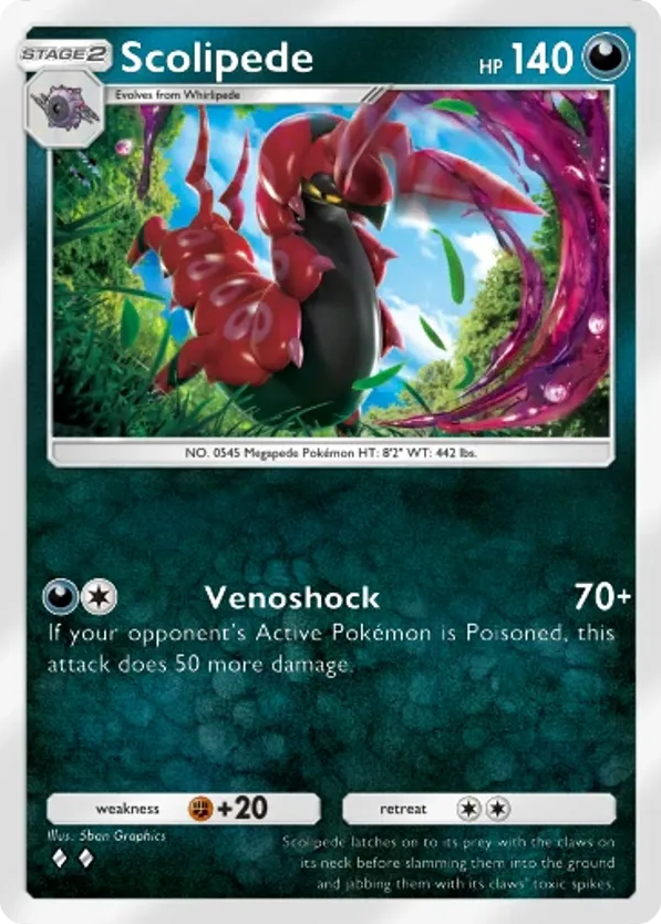 Scolipede card front