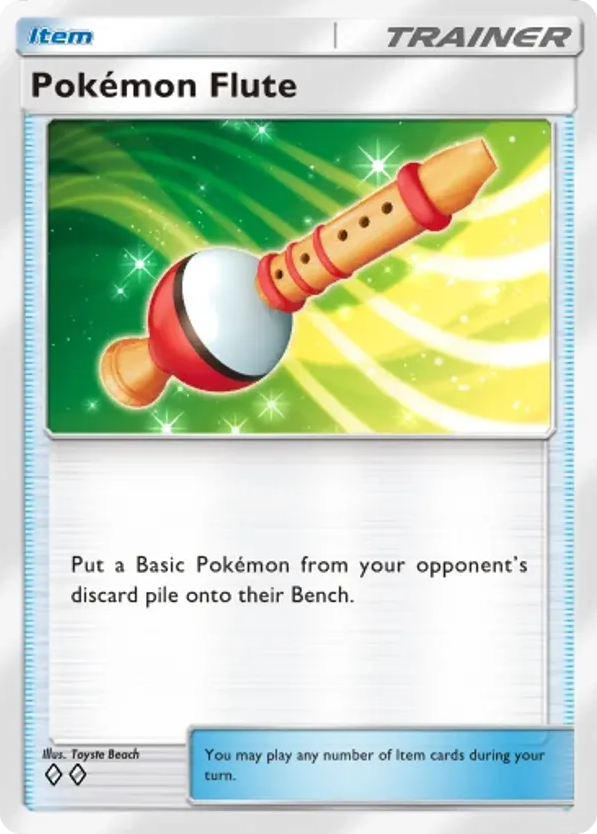 Pokémon Flute card front