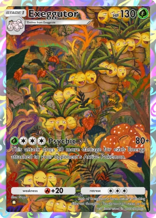 Exeggutor card front