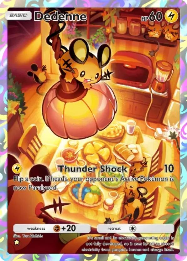 Dedenne card front