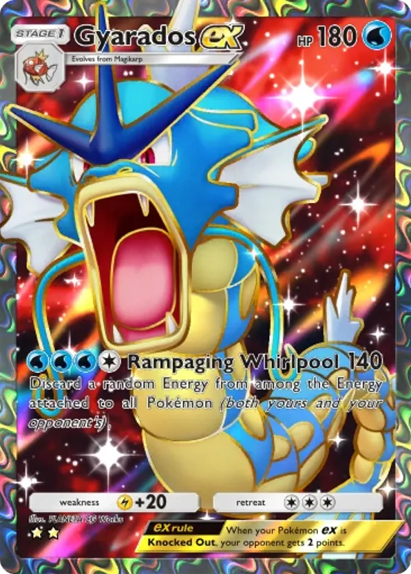 Gyarados ex card front