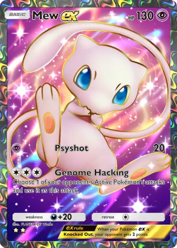 Mew ex card front
