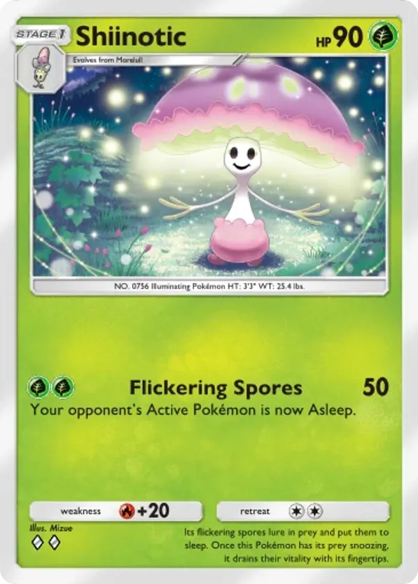 Shiinotic card front