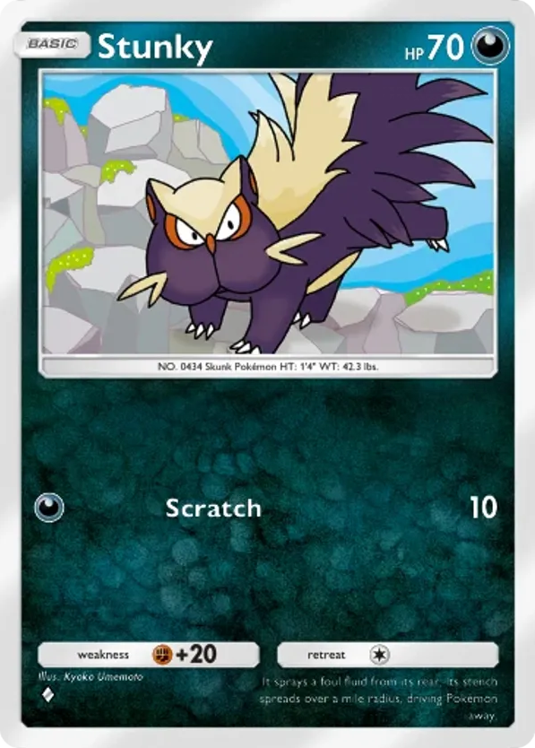 Stunky card front