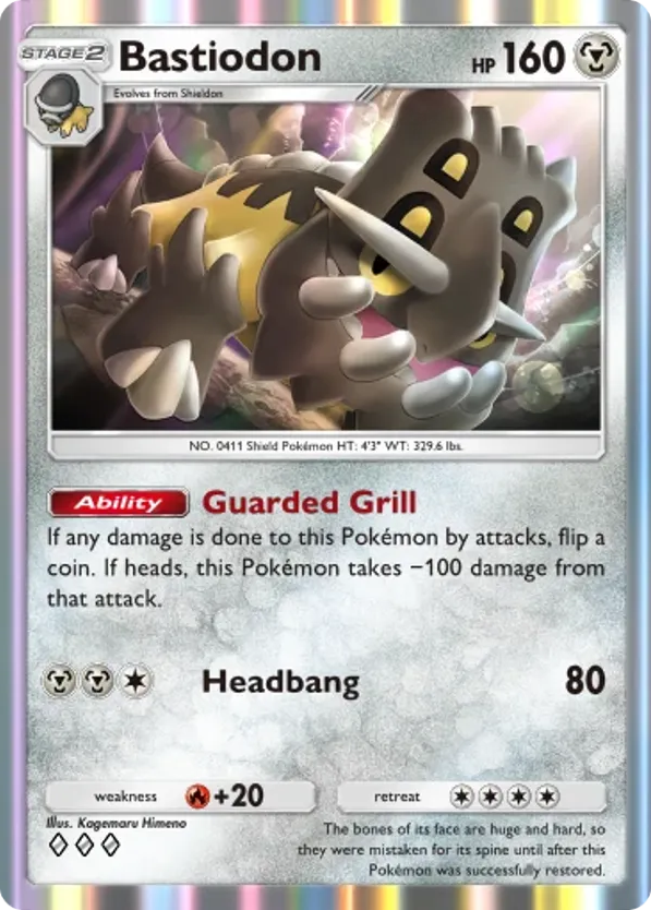 Bastiodon card front