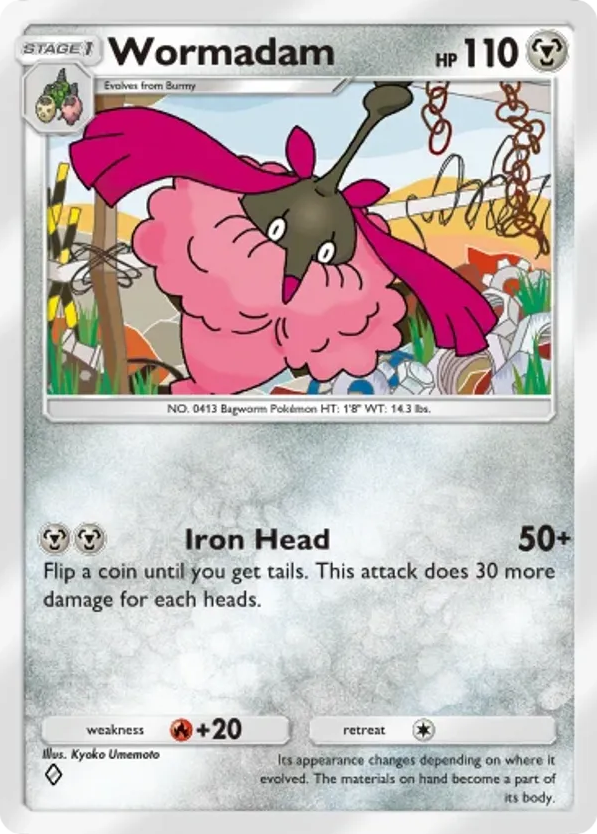 Wormadam card front