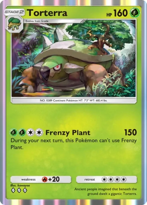 Torterra card front