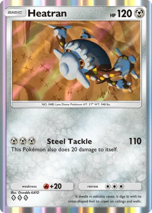 Heatran card front