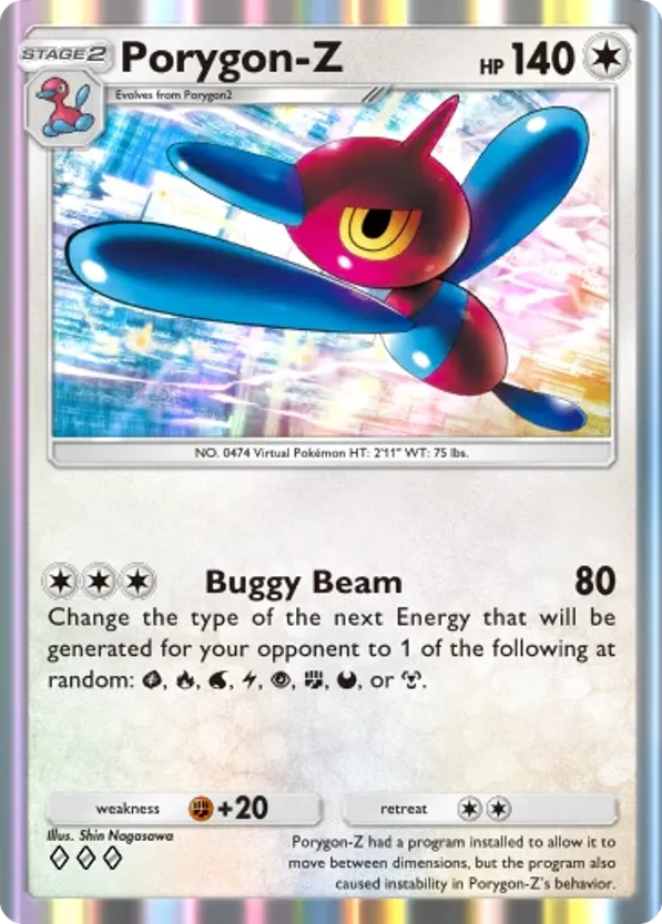 Porygon-Z card front