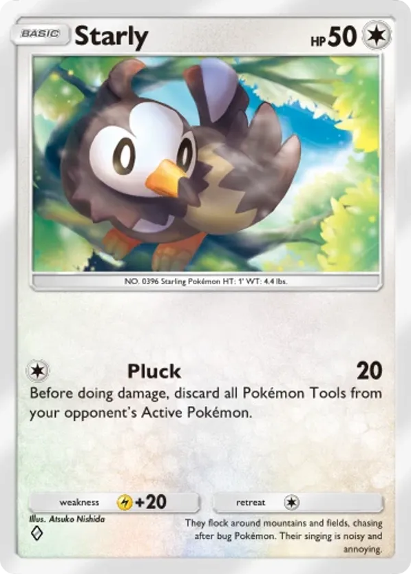 Starly card front