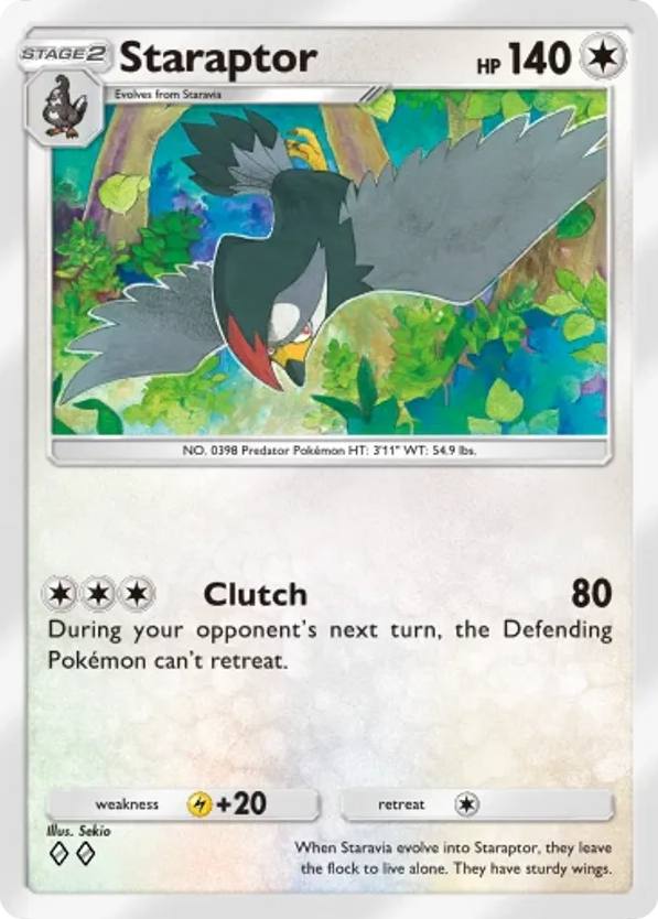 Staraptor card front