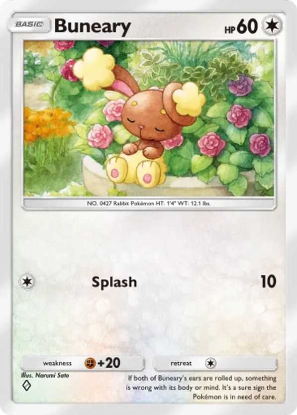 Buneary card front