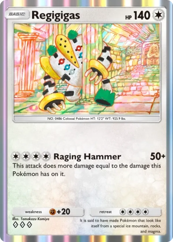 Regigigas card front