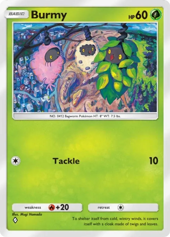 Burmy card front