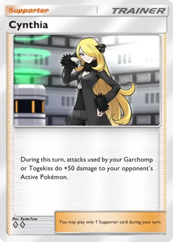 Cynthia card front