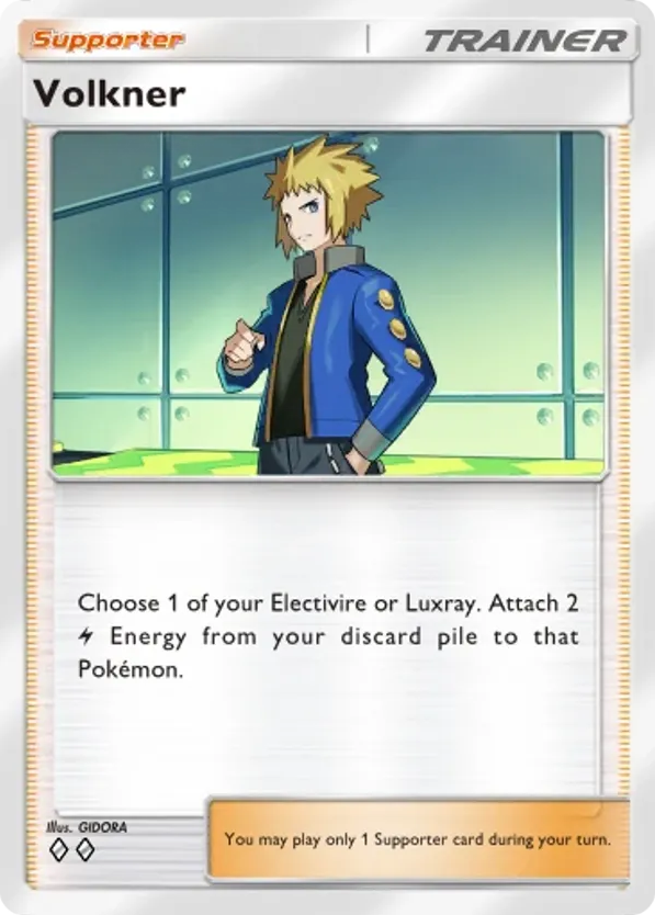Volkner card front