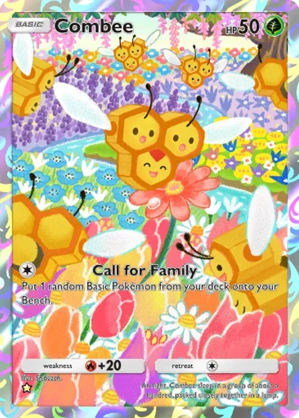 Combee card front