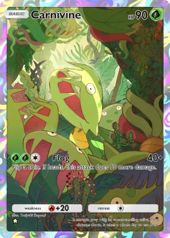 Carnivine card front