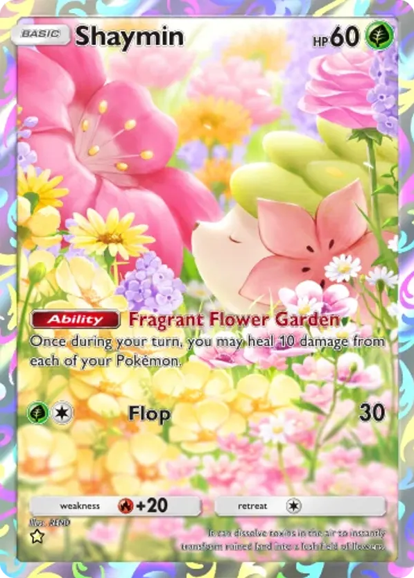 Shaymin card front