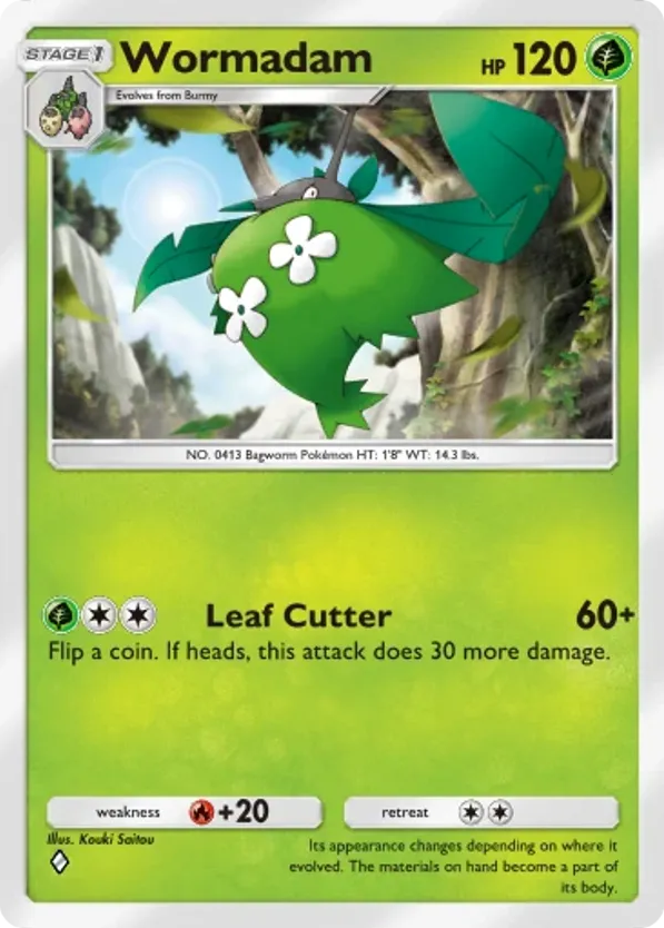 Wormadam card front