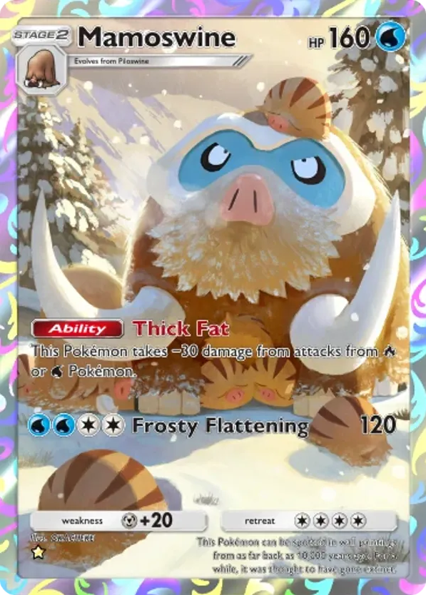 Mamoswine card front