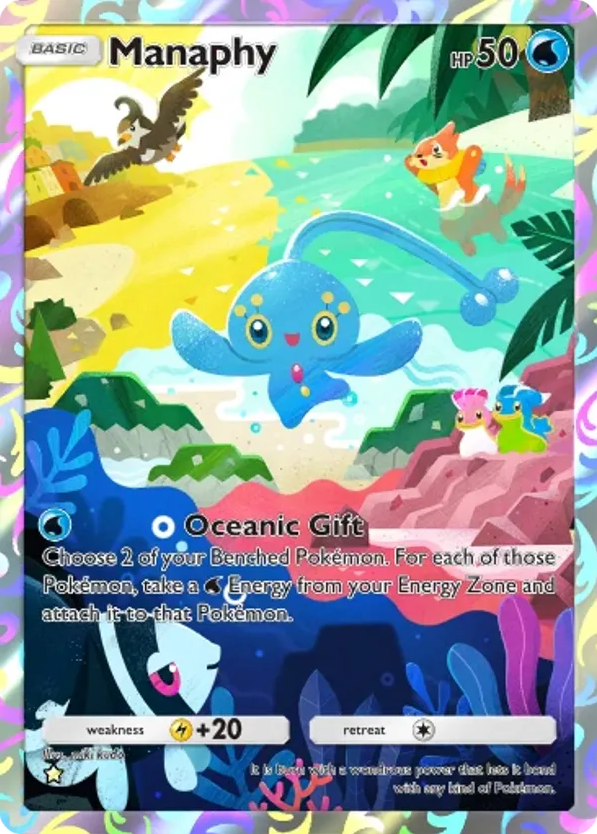 Manaphy card front