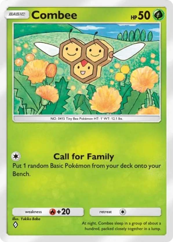 Combee card front
