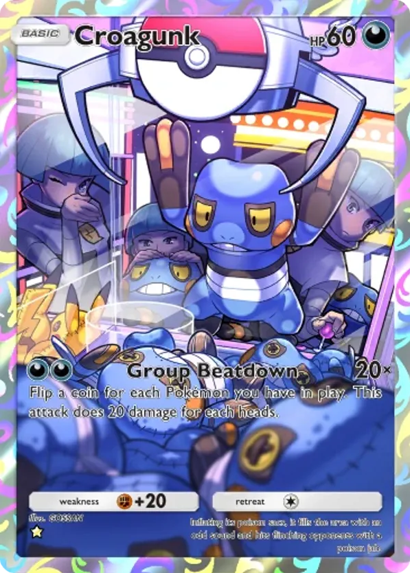 Croagunk card front
