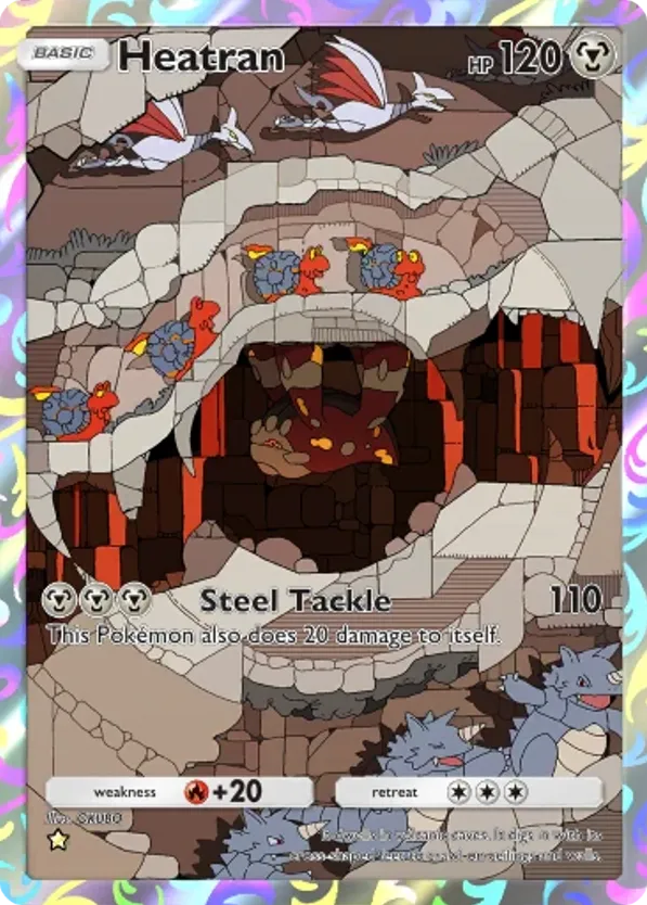 Heatran card front