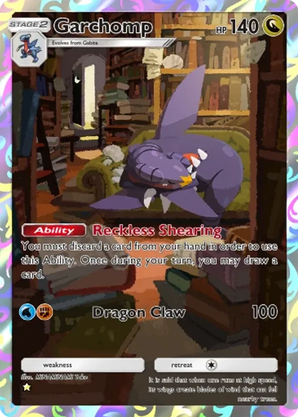 Garchomp card front