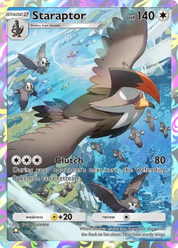 Staraptor card front