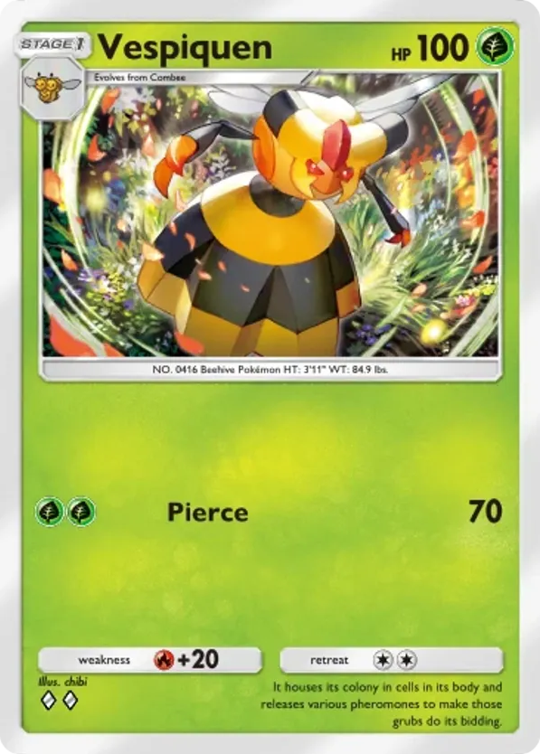 Vespiquen card front