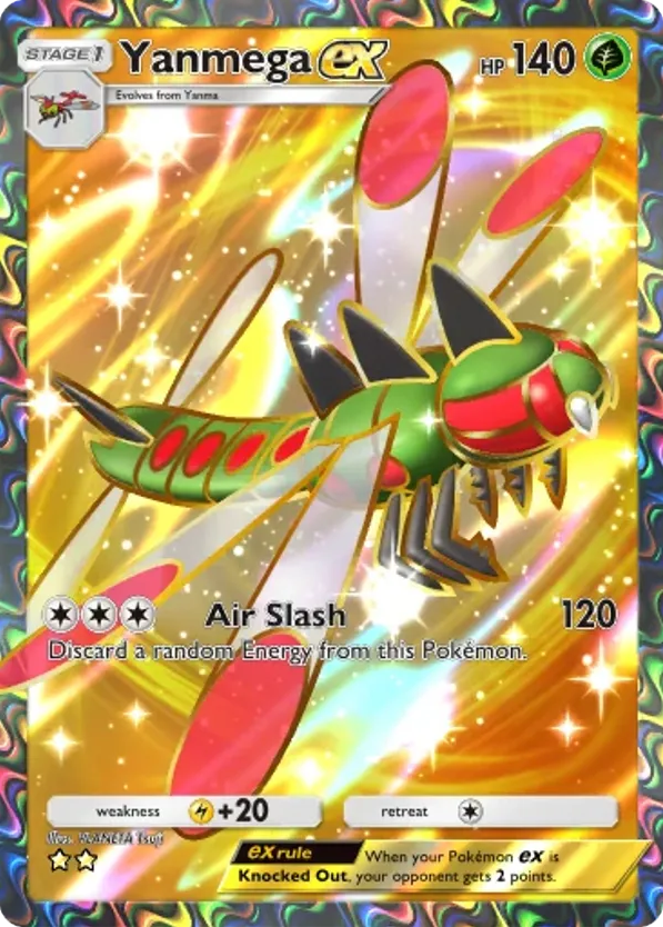 Yanmega ex card front