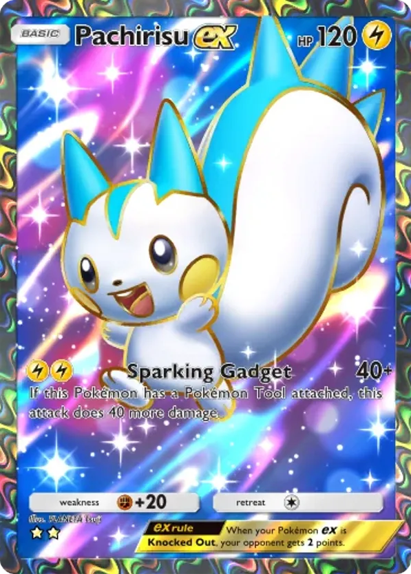 Pachirisu ex card front