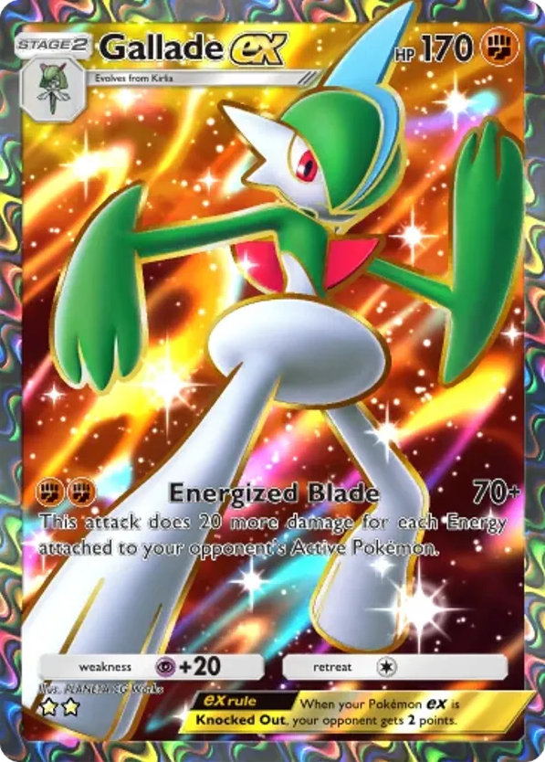 Gallade ex card front
