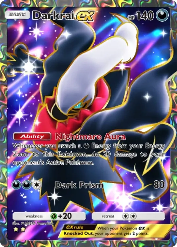 Darkrai ex card front