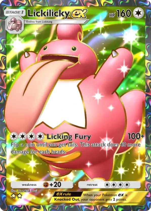 Lickilicky ex card front