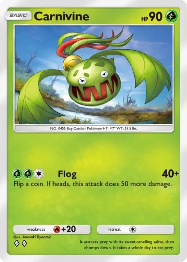 Carnivine card front