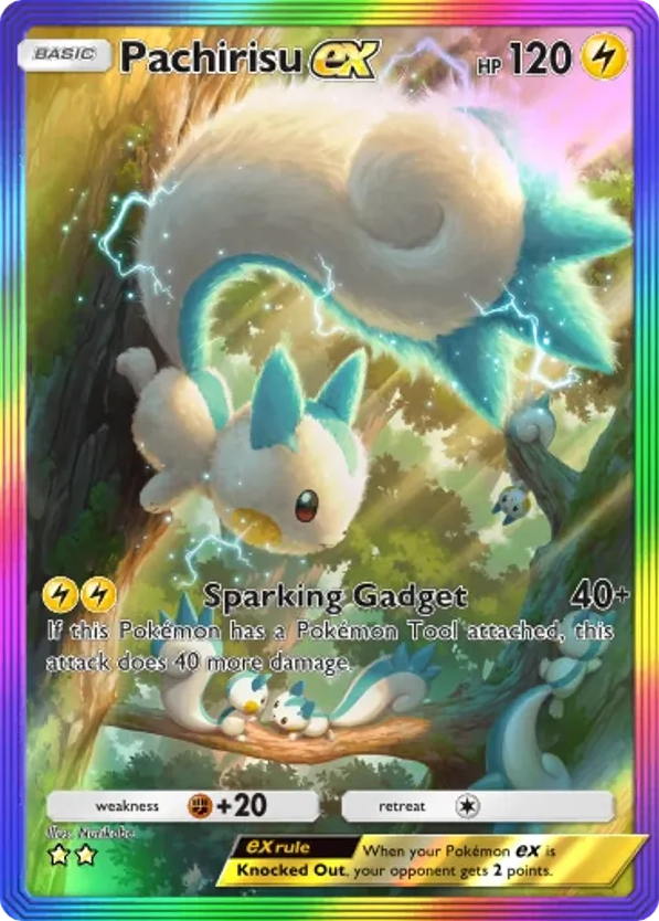 Pachirisu ex card front